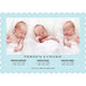 Blue Three's A Charm Triplets Photo Birth Announcements Image 6 of 6